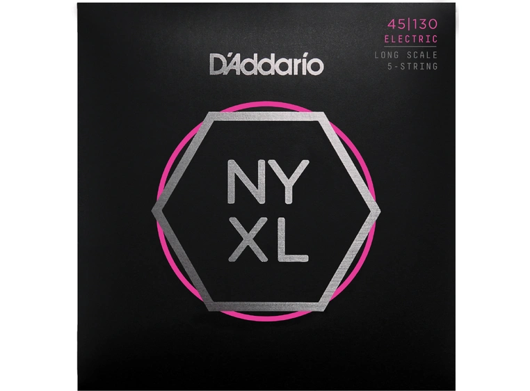 D'Addario NYXL45130 El.Bass 5 strenger (045-130) 